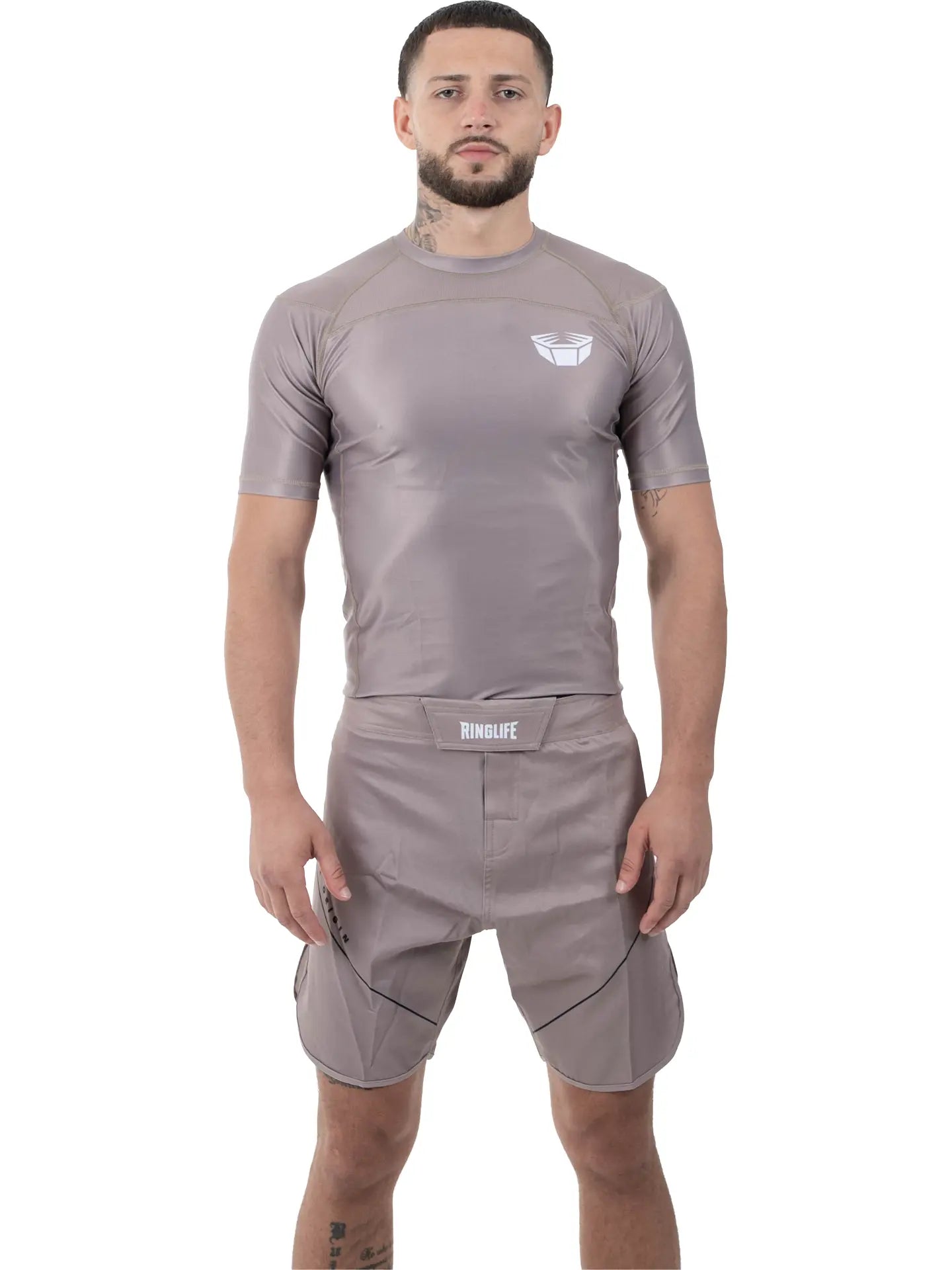 RINGLIFE Rashguard S/S, Origin, grau