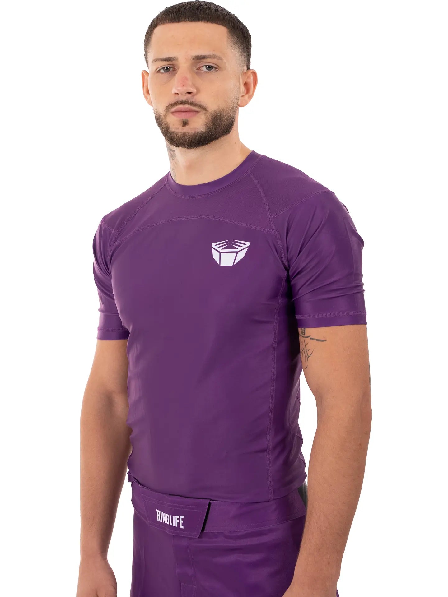 RINGLIFE Rashguard S/S, Origin, lila