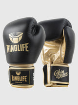 RINGLIFE Boxhandschuhe - Logo Premium schwarz-gold