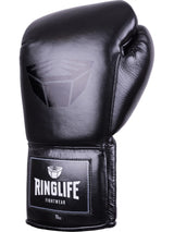 RINGLIFE Boxhandschuhe, Pro Laces, schwarz-matt