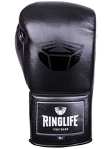 RINGLIFE Boxhandschuhe, Pro Laces, schwarz-matt