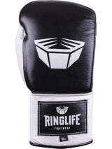 RINGLIFE Boxhandschuhe, Pro Laces, schwarz-weiß