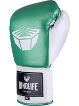 RINGLIFE Boxhandschuhe, Pro Laces, grün-weiß