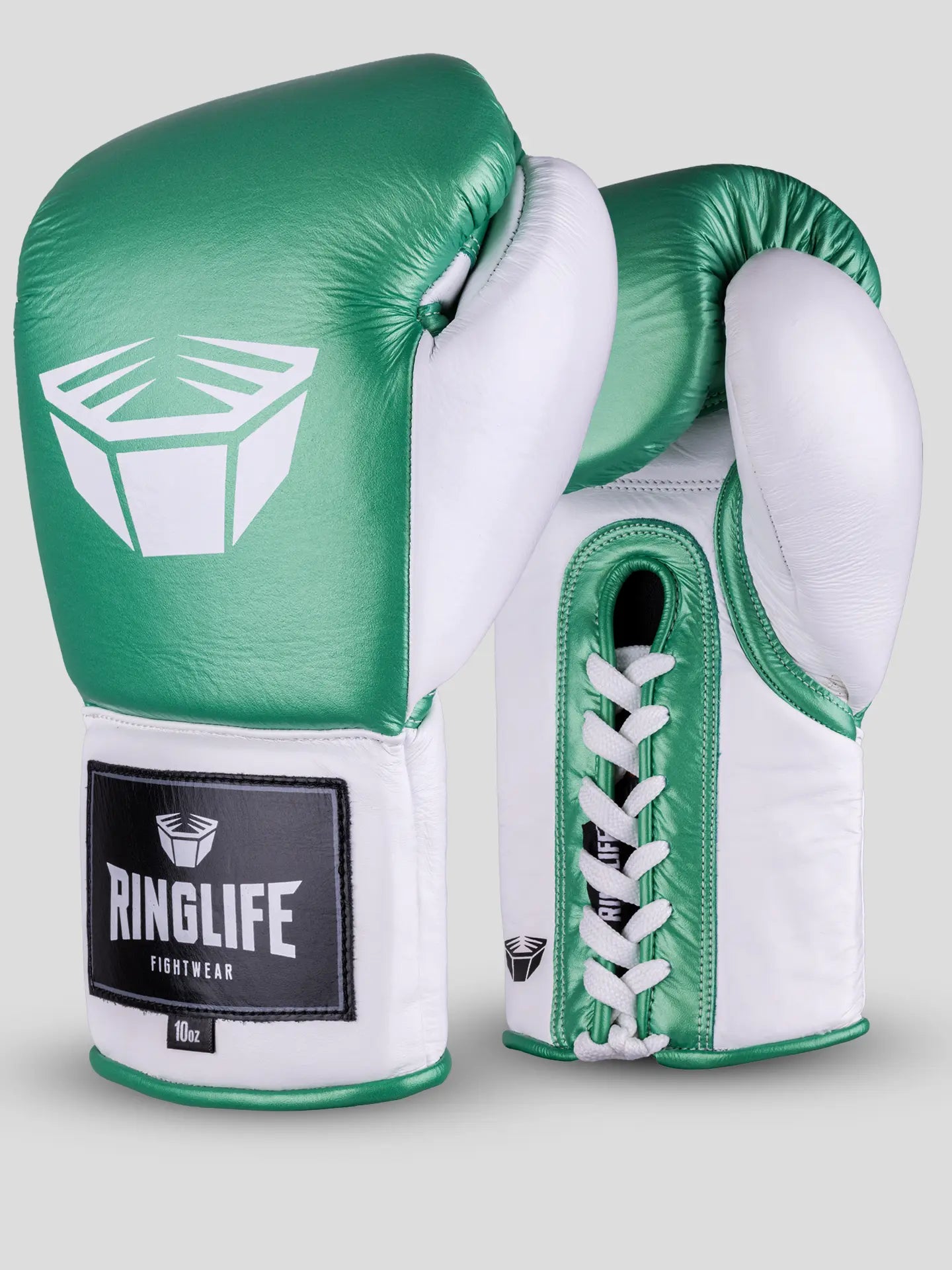 RINGLIFE Boxhandschuhe, Pro Laces, grün-weiß