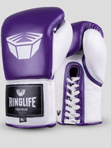 RINGLIFE Boxhandschuhe, Pro Laces, lila-weiß