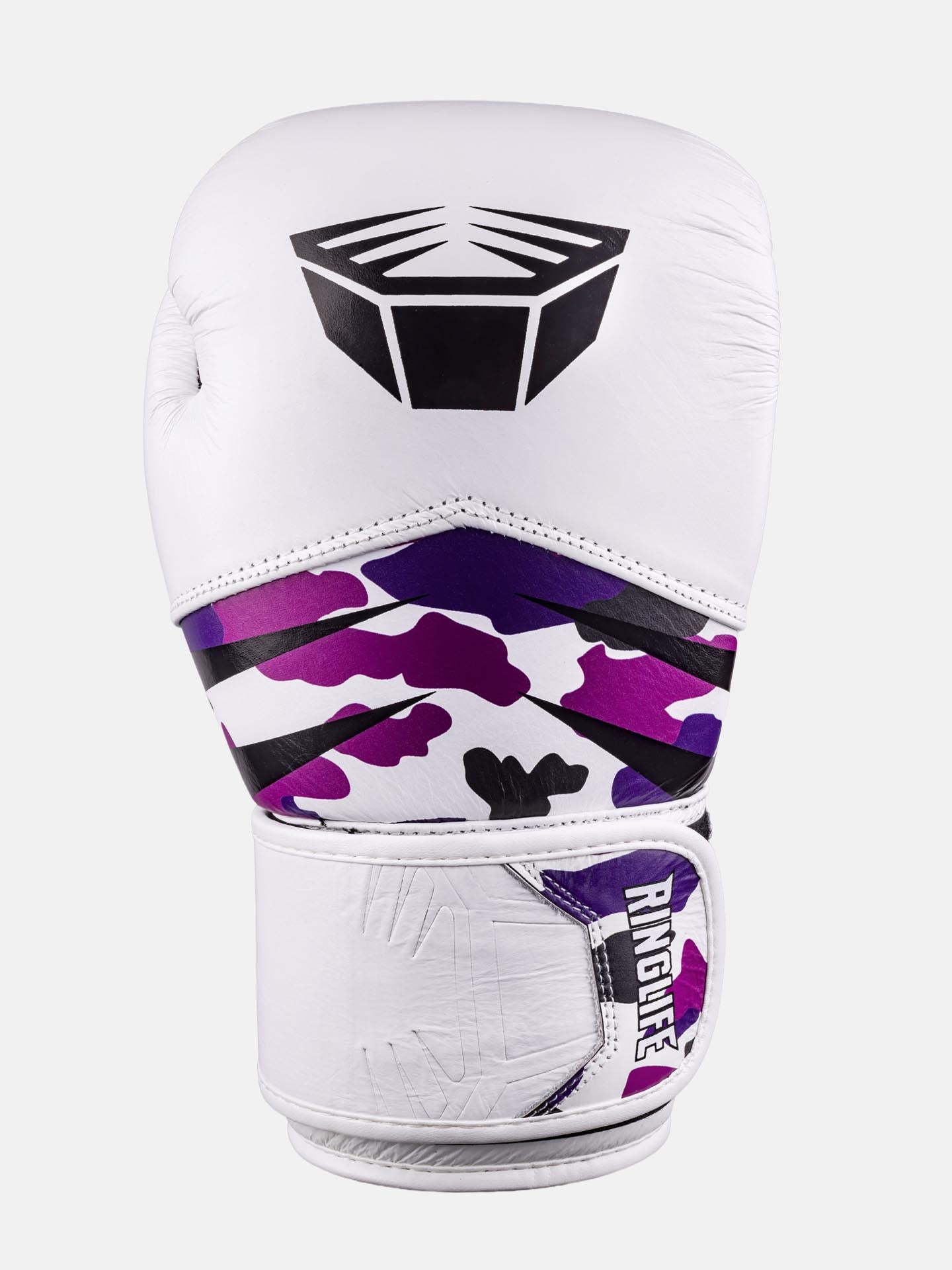 RINGLIFE Boxhandschuhe, Unit, weiß-lila-camo