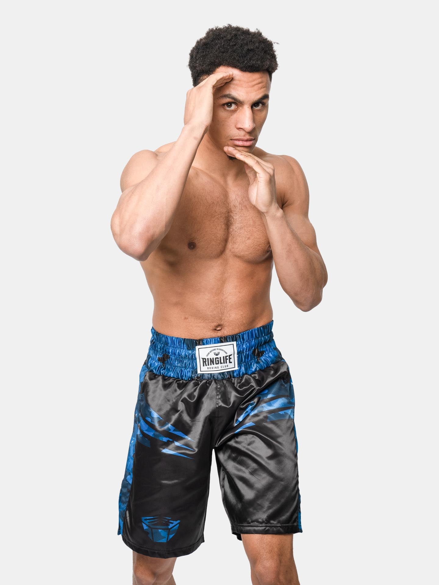 RINGLIFE Boxhosen, Unit, schwarz-blau camo