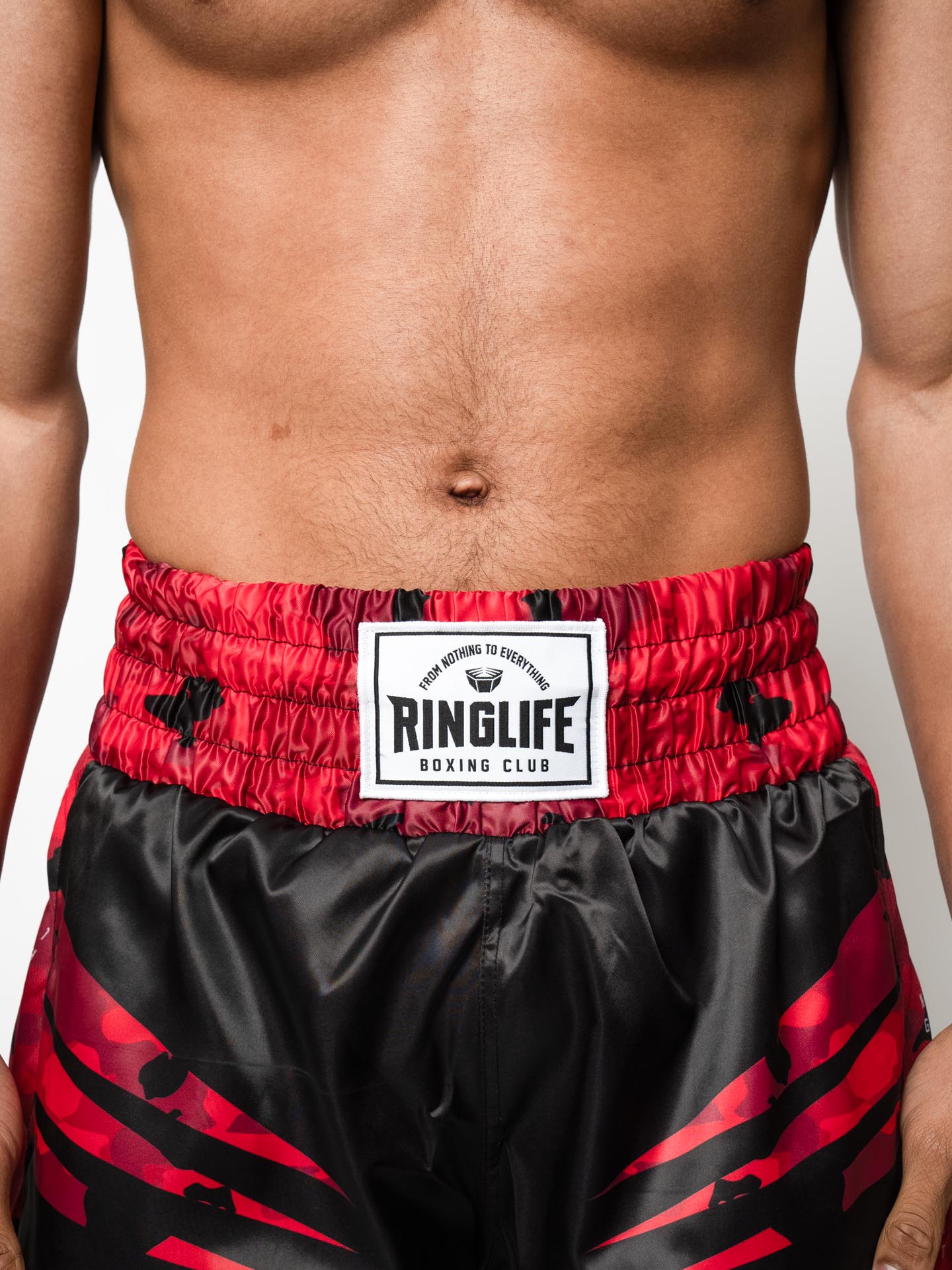 RINGLIFE Boxhosen, Unit, schwarz-rot camo