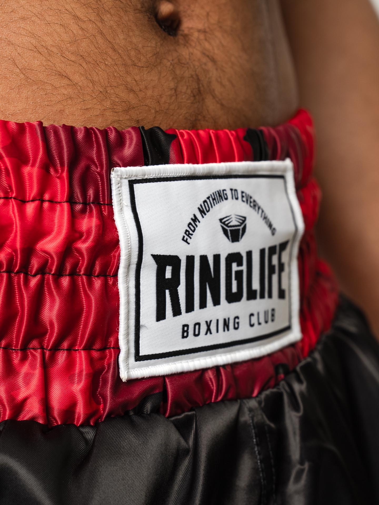 RINGLIFE Boxhosen, Unit, schwarz-rot camo