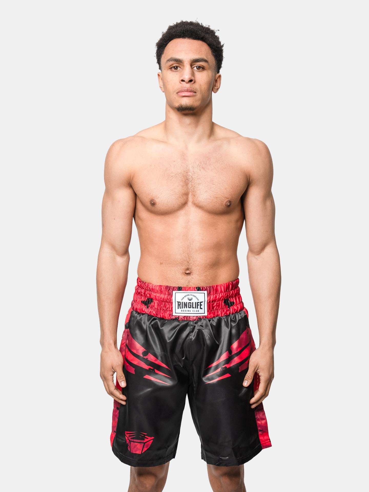 RINGLIFE Boxhosen, Unit, schwarz-rot camo