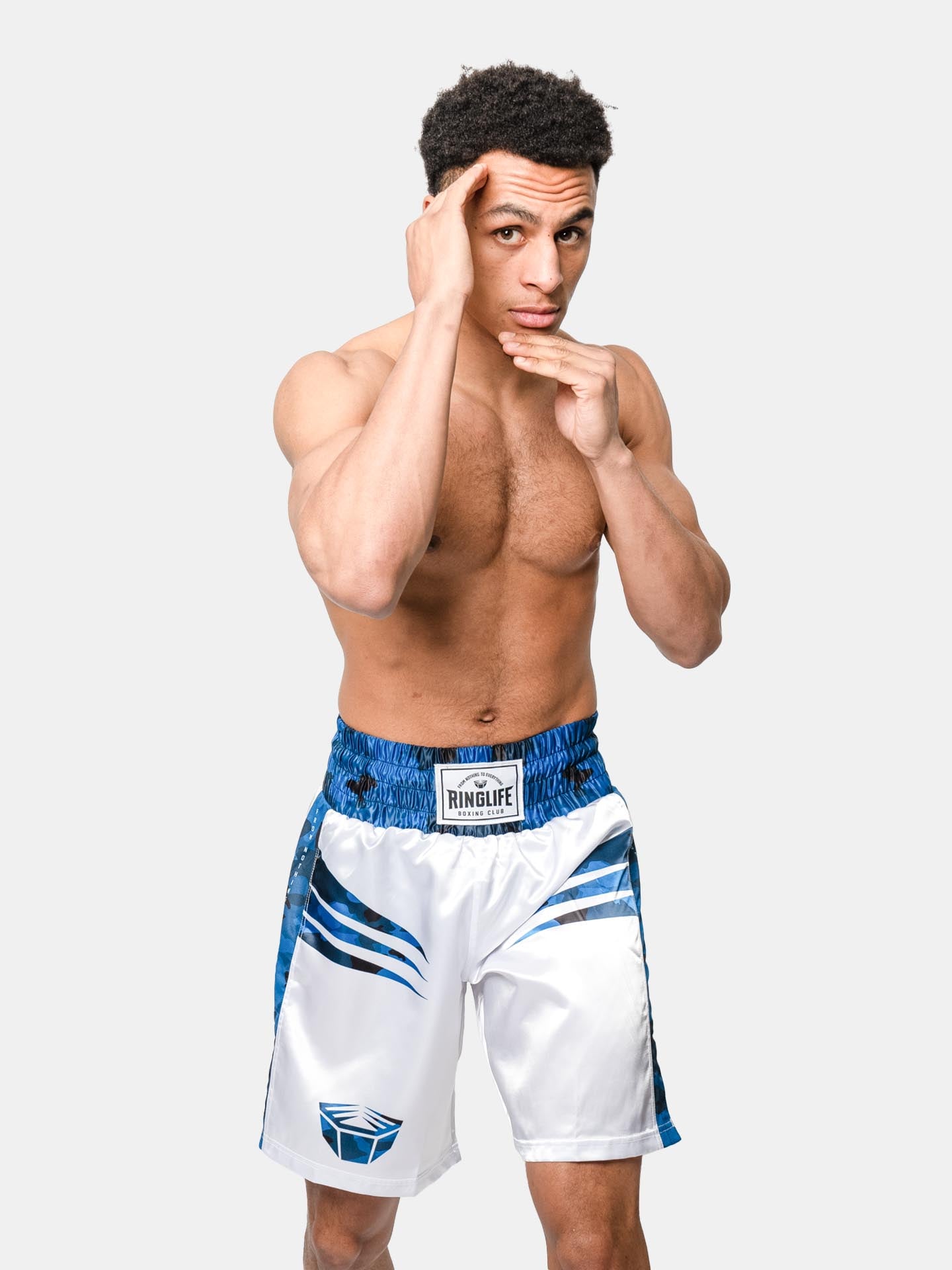 RINGLIFE Boxhosen, Unit, weiss-blau camo