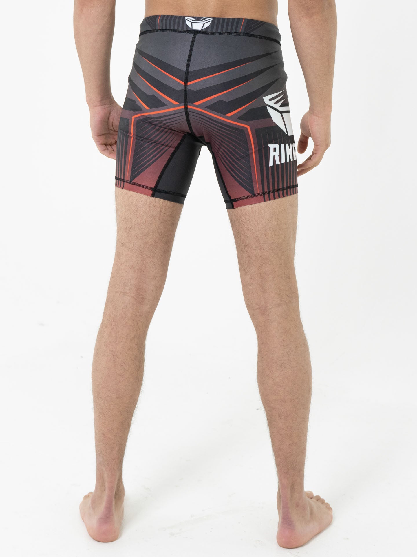 RINGLIFE Compression Shorts - Octaring schwarz-rot