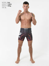 RINGLIFE Compression Shorts - Octaring schwarz-rot