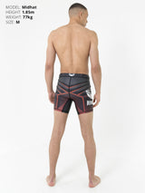 RINGLIFE Compression Shorts - Octaring schwarz-rot