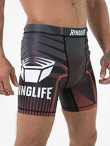 RINGLIFE Compression Shorts - Octaring schwarz-rot