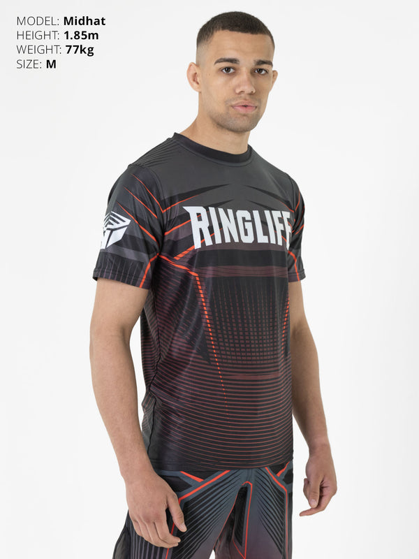RINGLIFE Functional Shirt - Octaring schwarz-rot