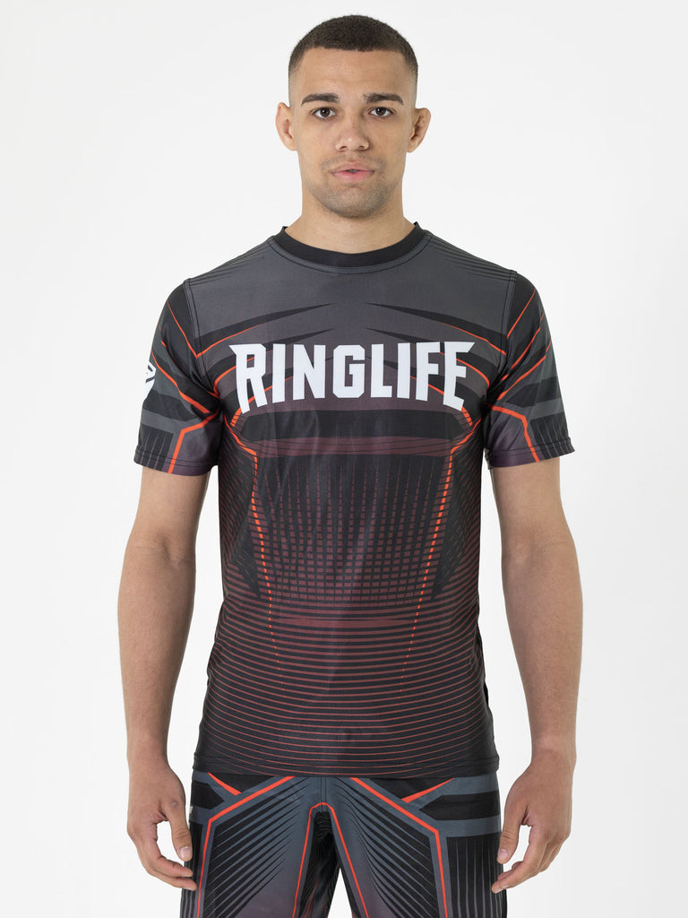 RINGLIFE Functional Shirt - Octaring schwarz-rot