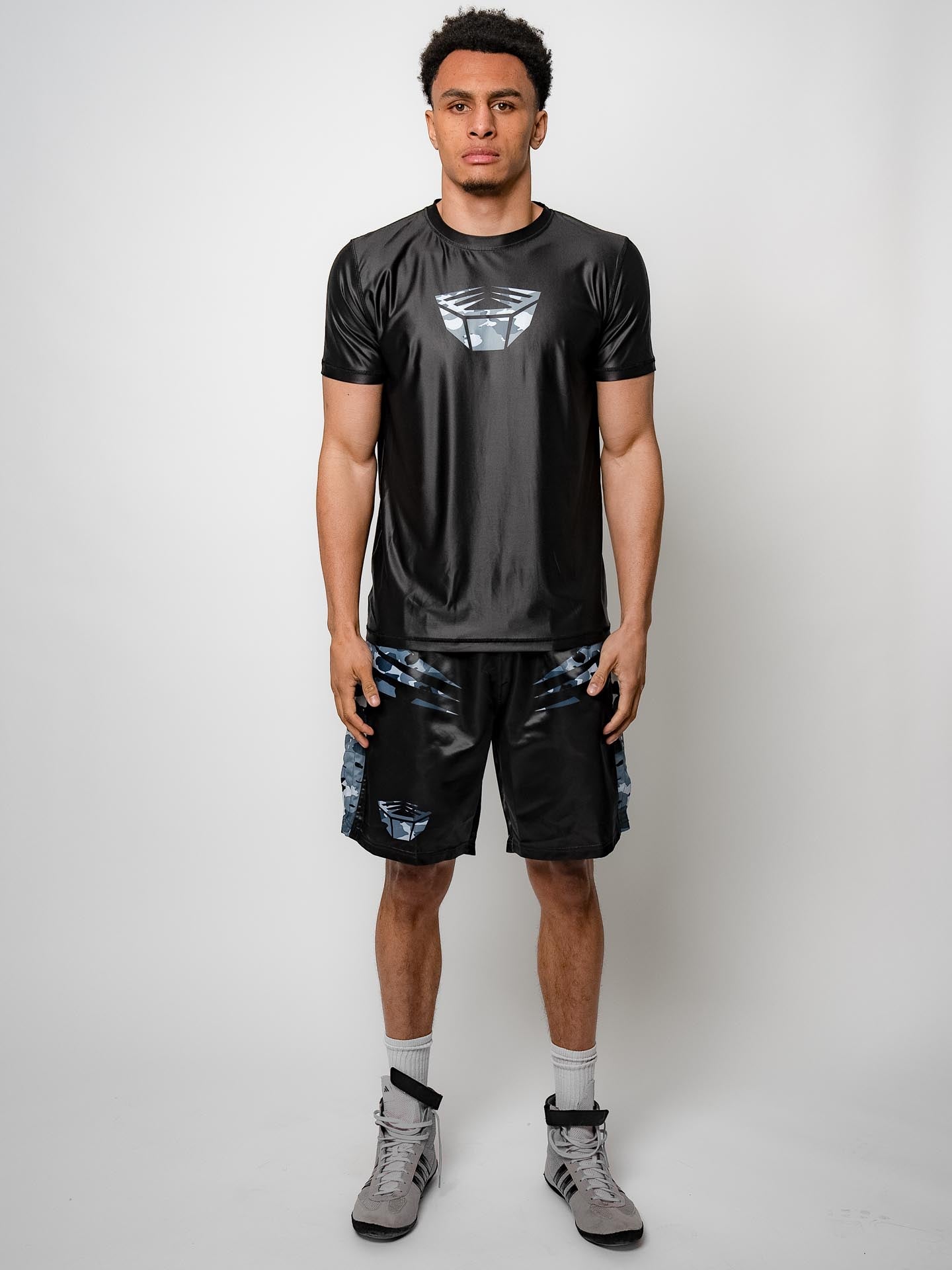 RINGLIFE Functional Shirt, Unit, schwarz-grau camo