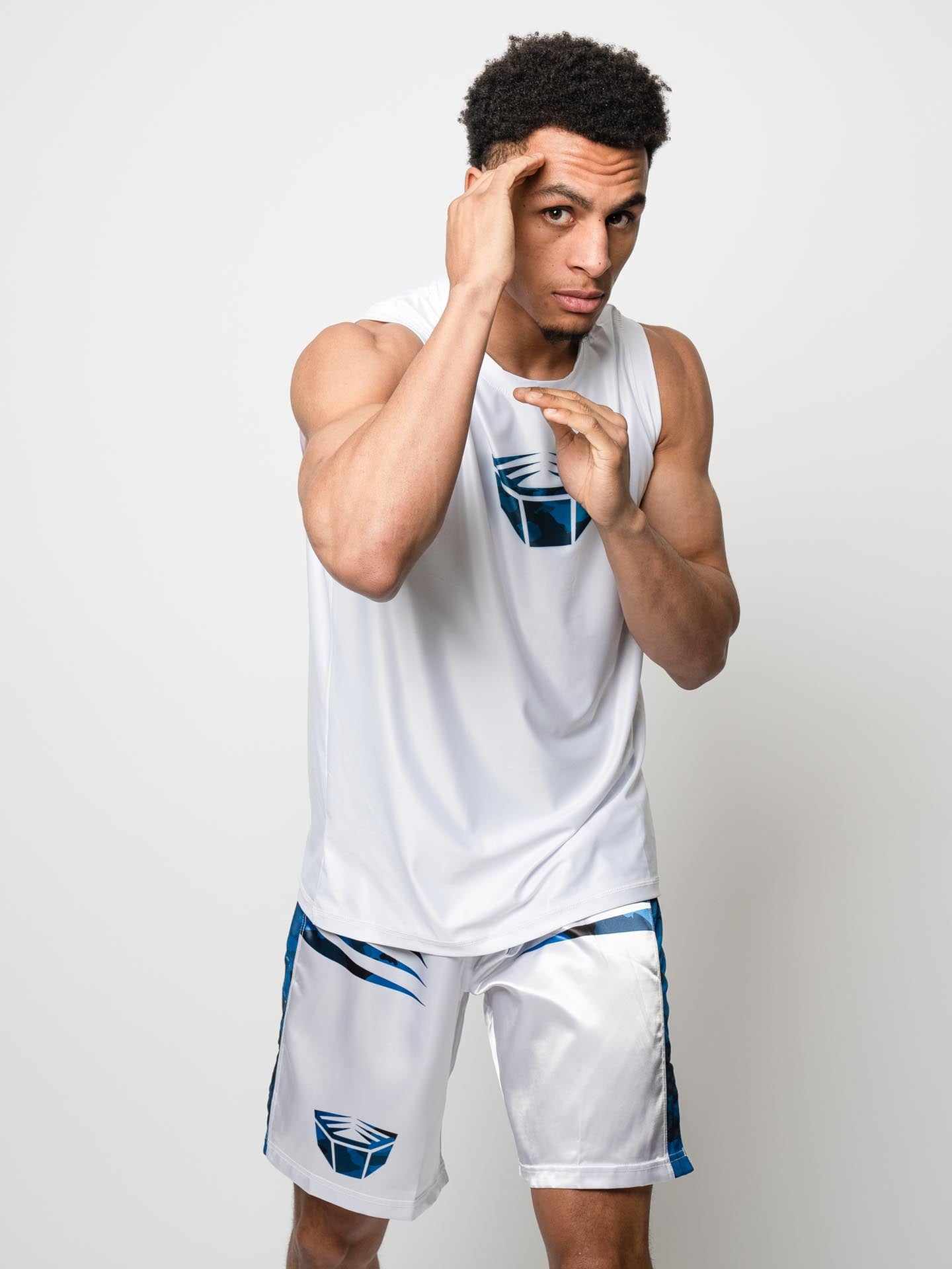 RINGLIFE Functional Shirt, Unit, weiss-blau camo