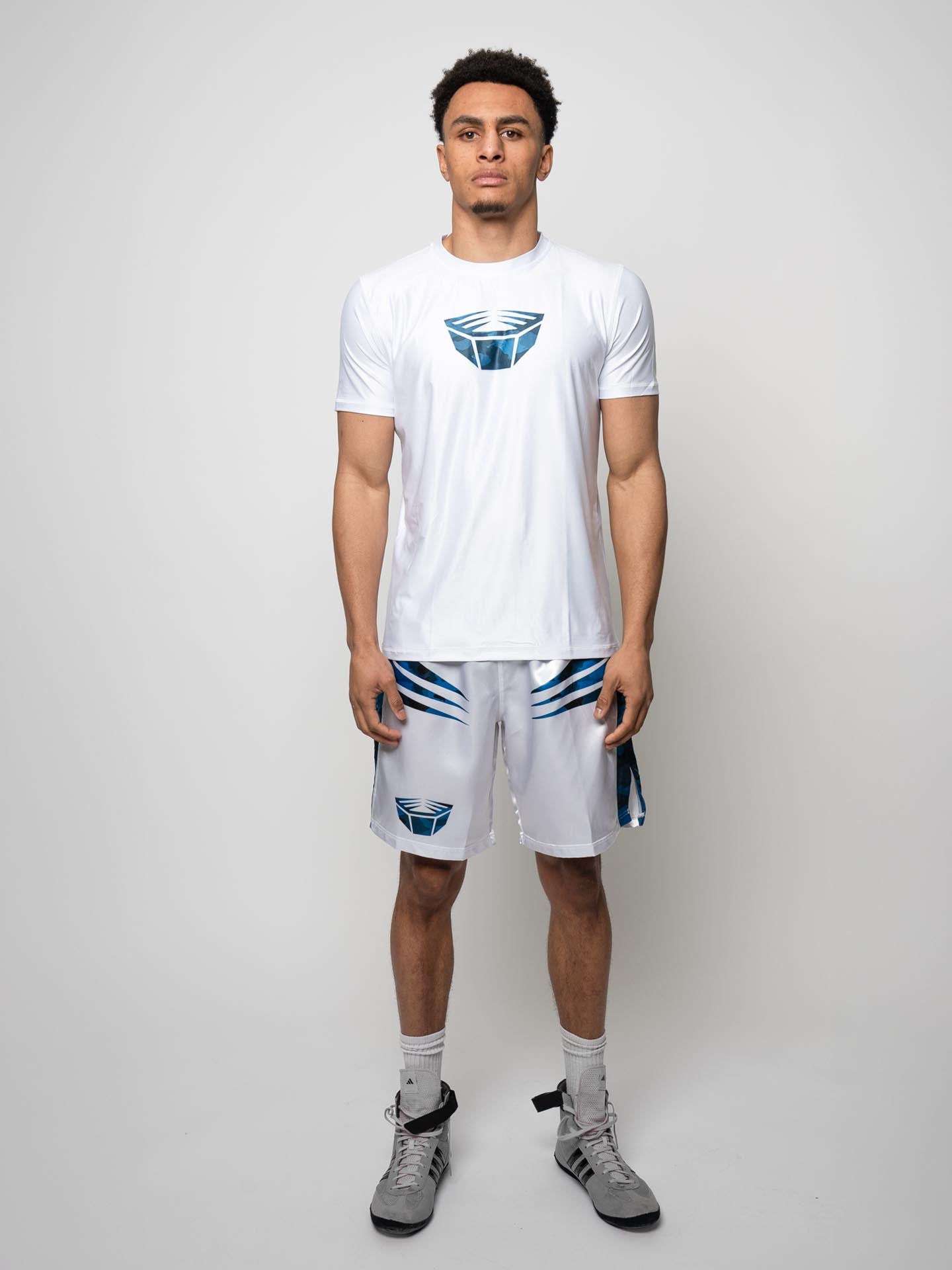 RINGLIFE Functional Shirt, Unit, weiss-blau camo