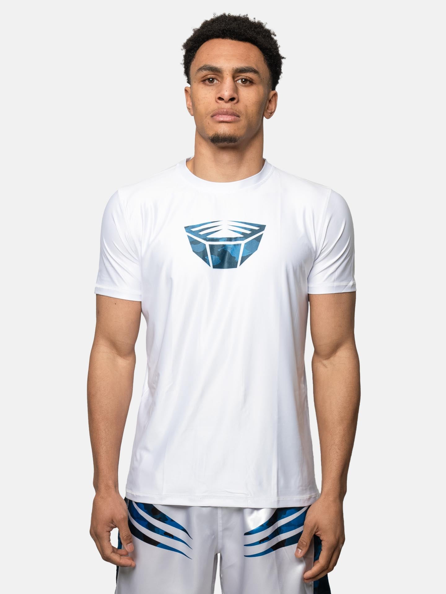 RINGLIFE Functional Shirt, Unit, weiss-blau camo