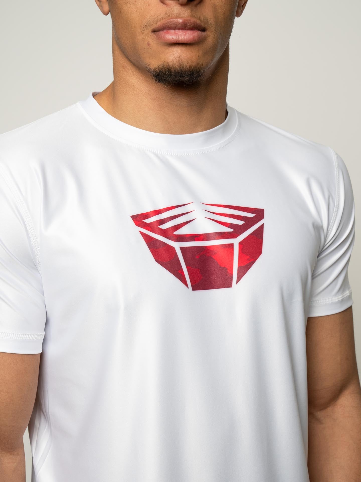 RINGLIFE Functional Shirt, Unit, weiss-rot camo