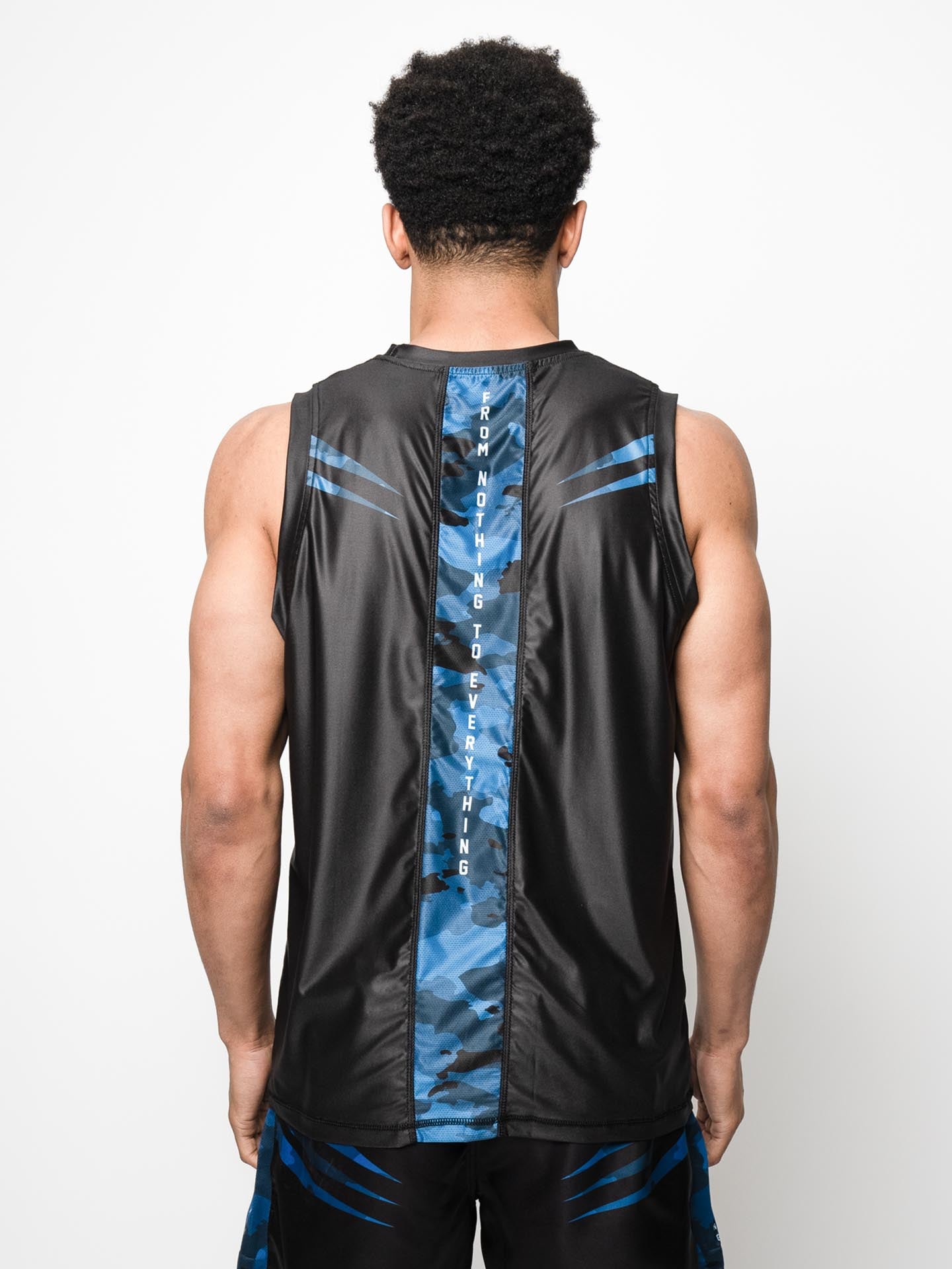 RINGLIFE Functional Tank Top, Unit, schwarz-blau camo