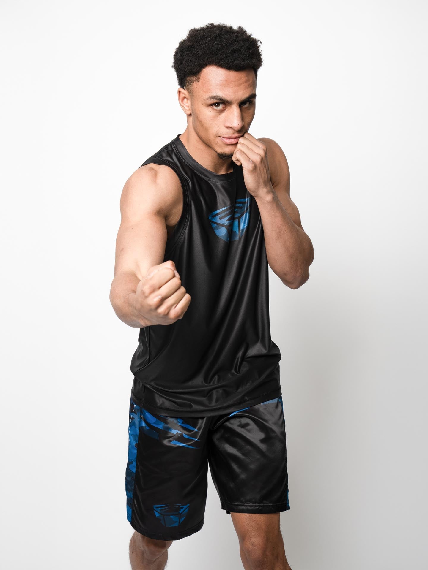 RINGLIFE Functional Tank Top, Unit, schwarz-blau camo