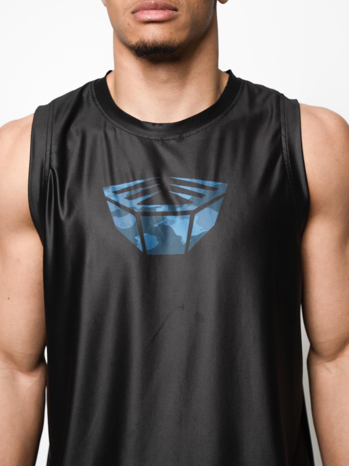 RINGLIFE Functional Tank Top, Unit, schwarz-blau camo