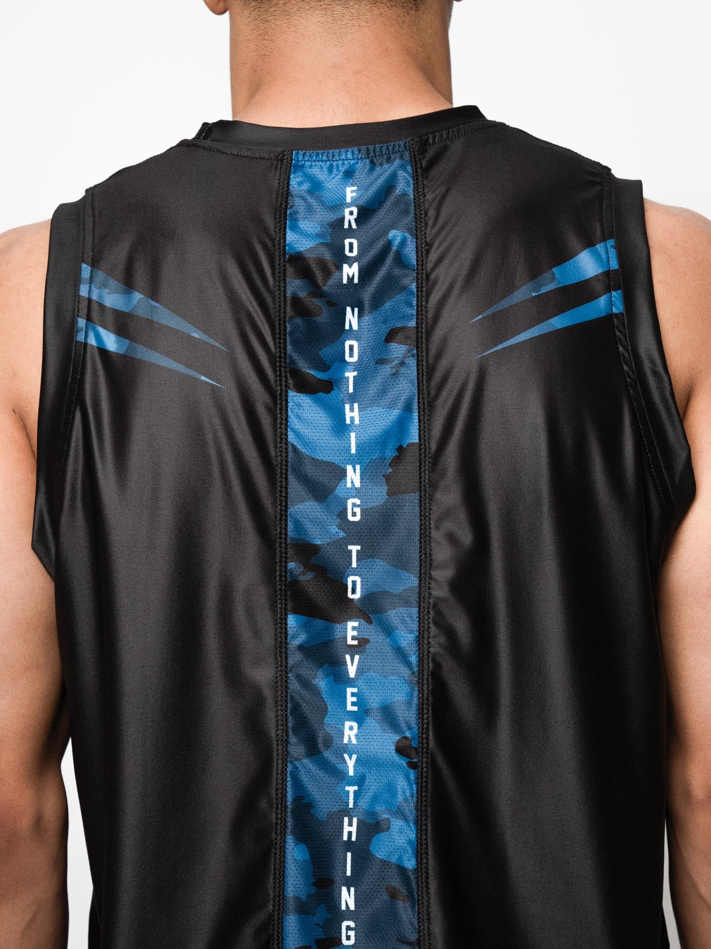 RINGLIFE Functional Tank Top, Unit, schwarz-blau camo