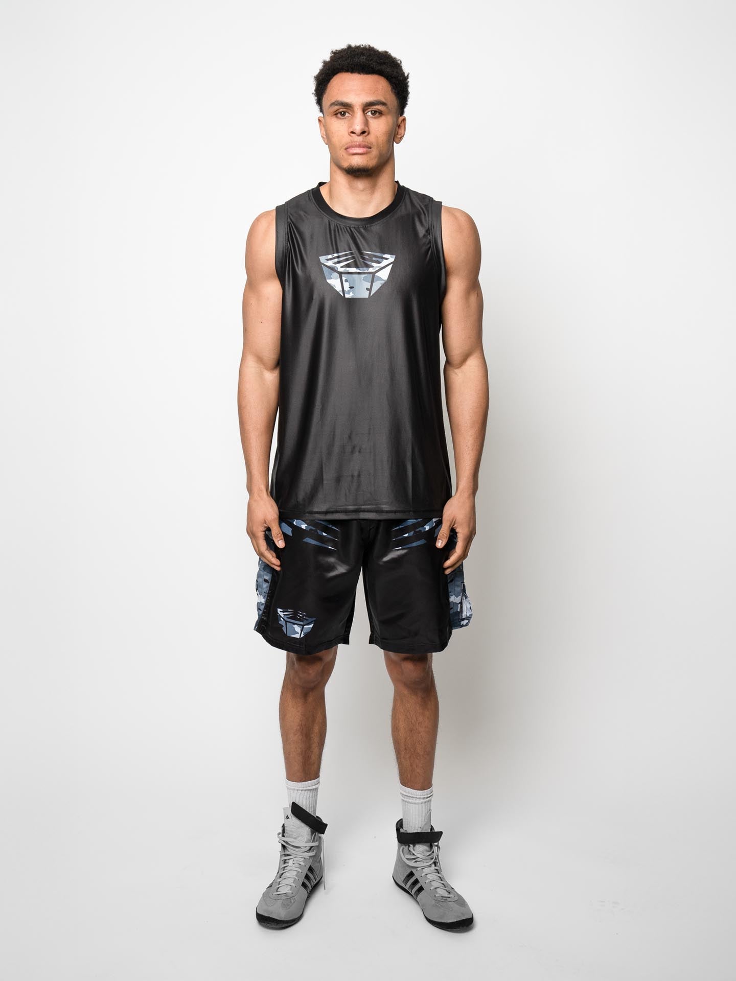 RINGLIFE Functional Tank Top, Unit, schwarz-grau camo