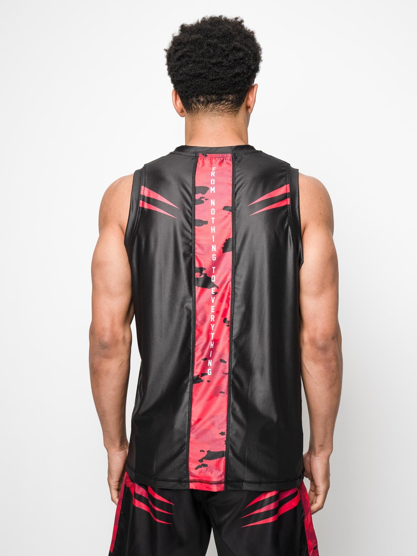 RINGLIFE Functional Tank Top, Unit, schwarz-rot camo