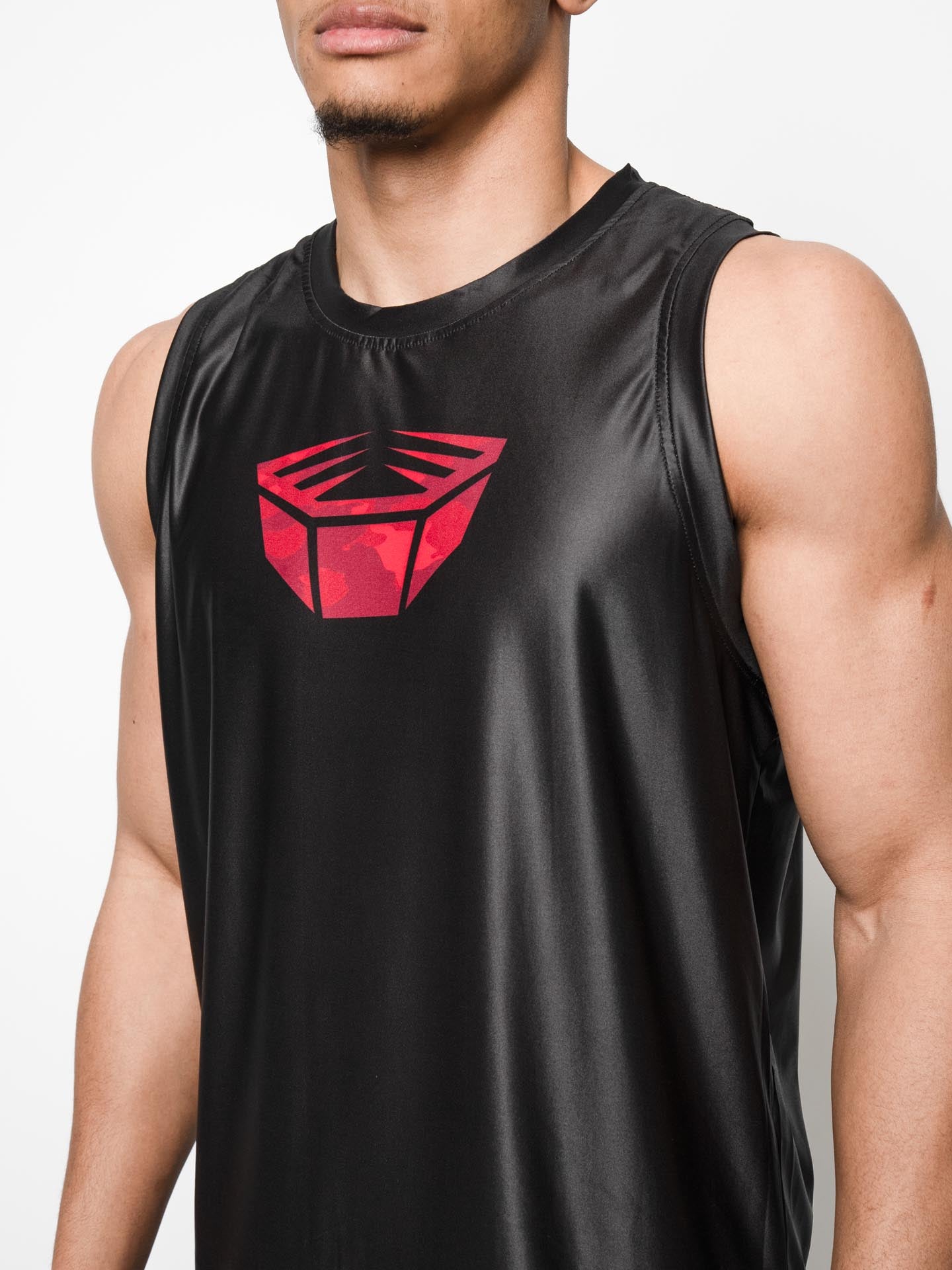 RINGLIFE Functional Tank Top, Unit, schwarz-rot camo