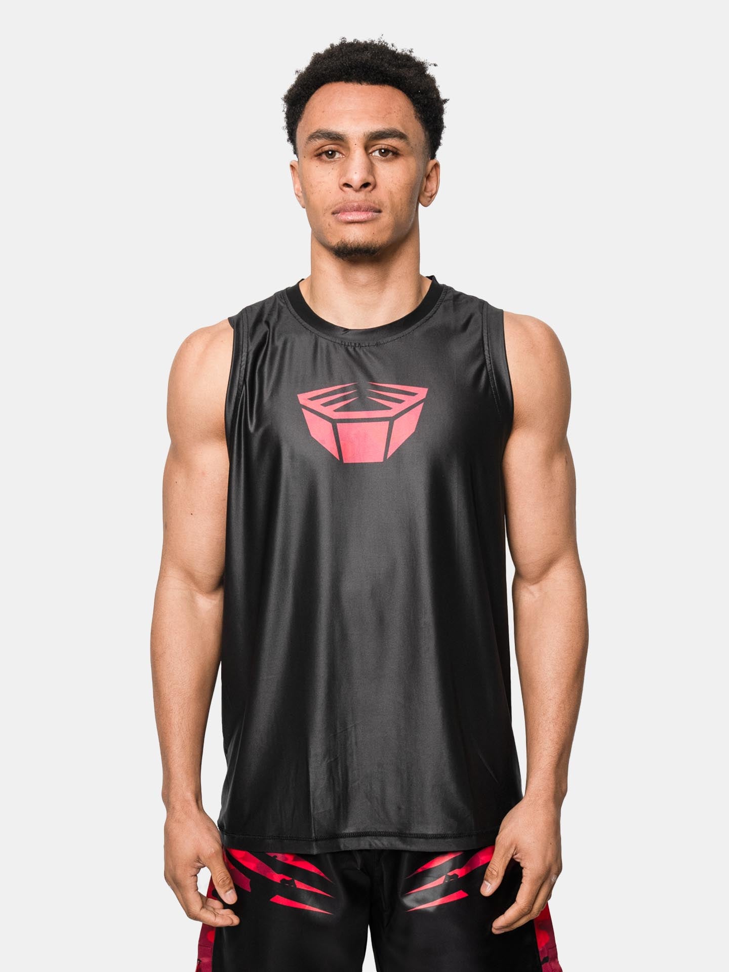 RINGLIFE Functional Tank Top, Unit, schwarz-rot camo