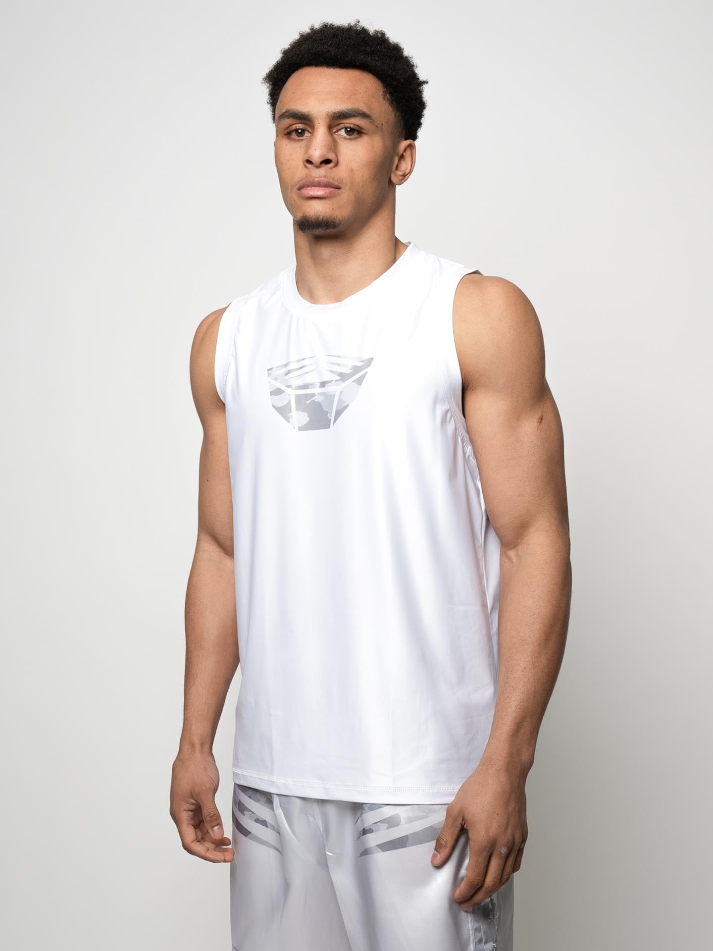 RINGLIFE Functional Tank Top, Unit, weiss-grau camo