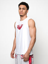 RINGLIFE Functional Tank Top, Unit, weiss-rot camo