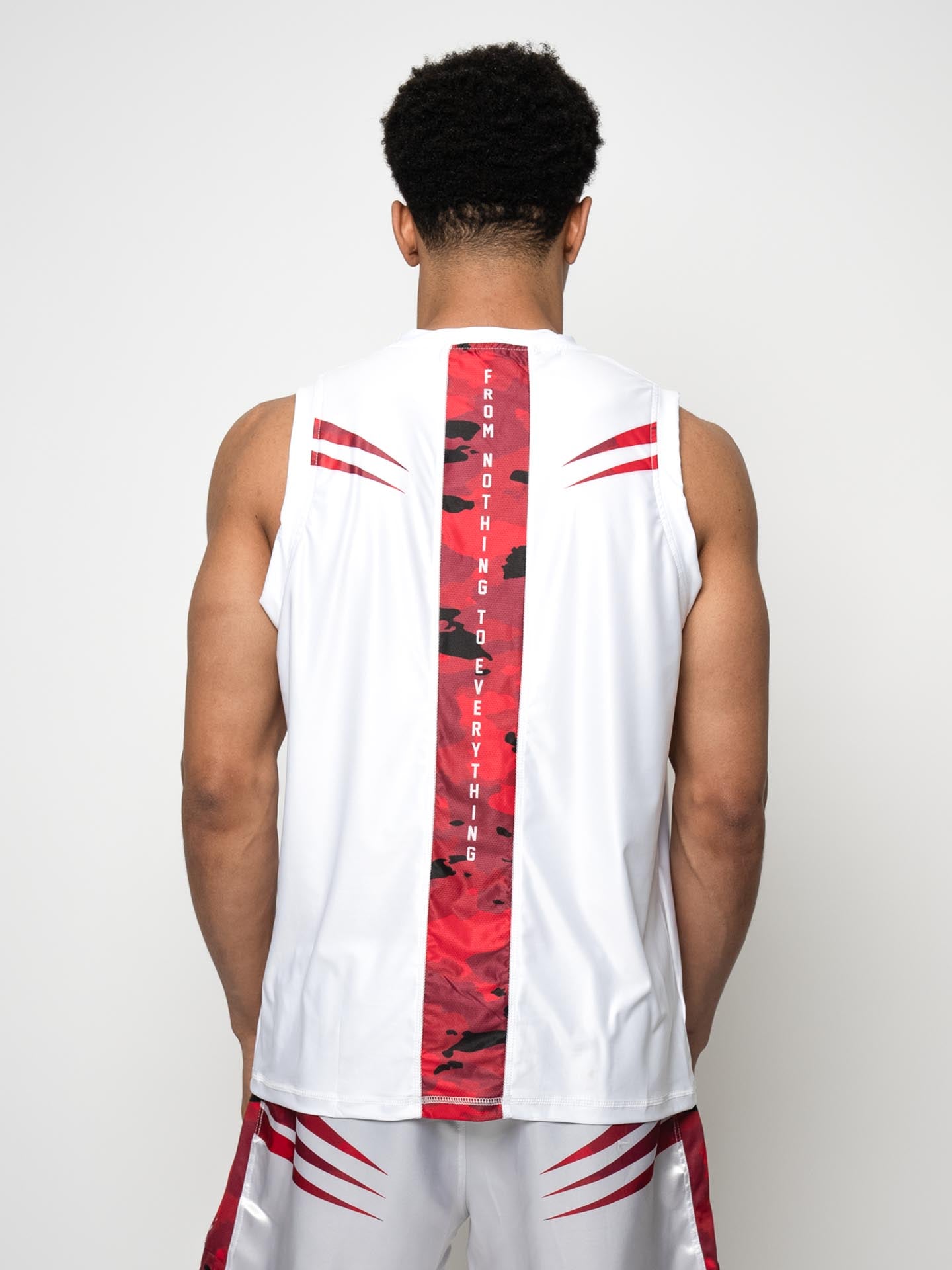RINGLIFE Functional Tank Top, Unit, weiss-rot camo