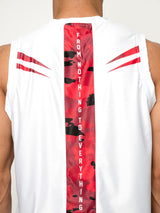 RINGLIFE Functional Tank Top, Unit, weiss-rot camo