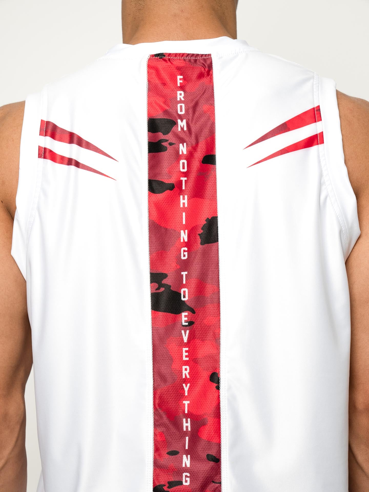 RINGLIFE Functional Tank Top, Unit, weiss-rot camo