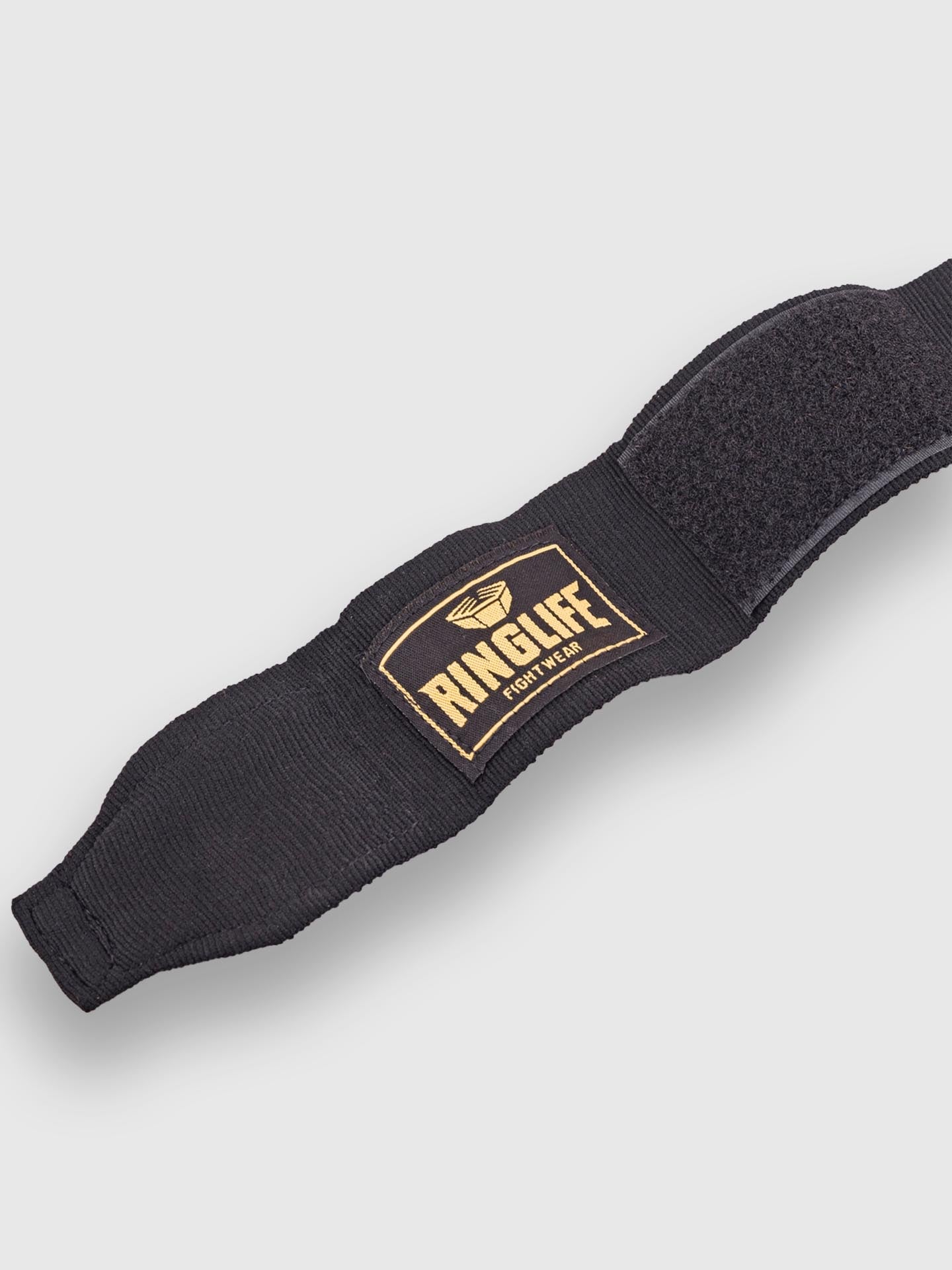 RINGLIFE Boxbandagen, Logo, 2,5 m, schwarz