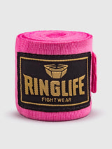 RINGLIFE Boxbandagen, Logo, 2,5 m, pink