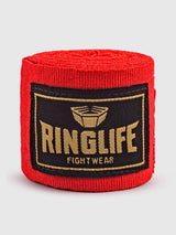 RINGLIFE Boxbandagen, Logo, 2,5 m, rot