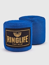 RINGLIFE Boxbandagen, Logo, 3,5 m, blau