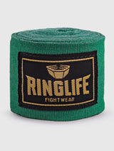 RINGLIFE Boxbandagen, Logo, 3,5 m, grün