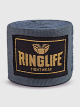 RINGLIFE Boxbandagen, Logo, 3,5 m, grau