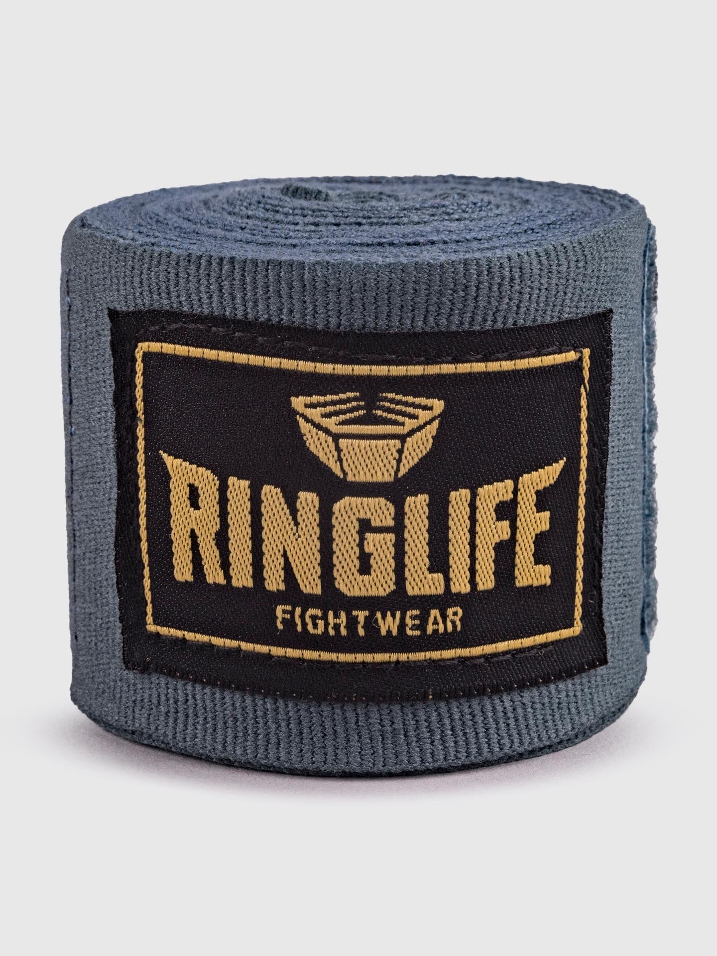 RINGLIFE Boxbandagen, Logo, 3,5 m, grau
