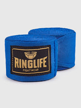 RINGLIFE Boxbandagen, Logo, 4,5 m, blau