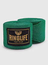 RINGLIFE Boxbandagen, Logo, 4,5 m, grün