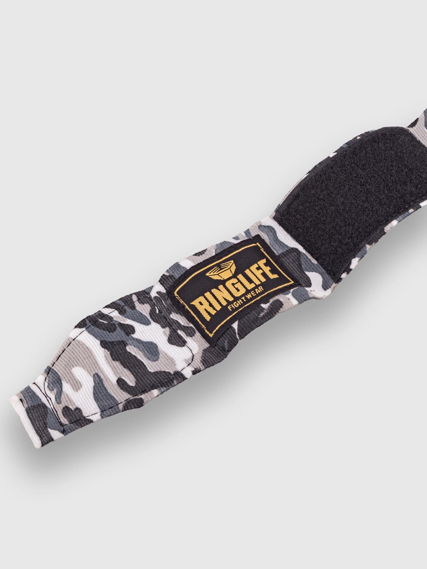 RINGLIFE Boxbandagen, Logo, 4,5 m, camo grau
