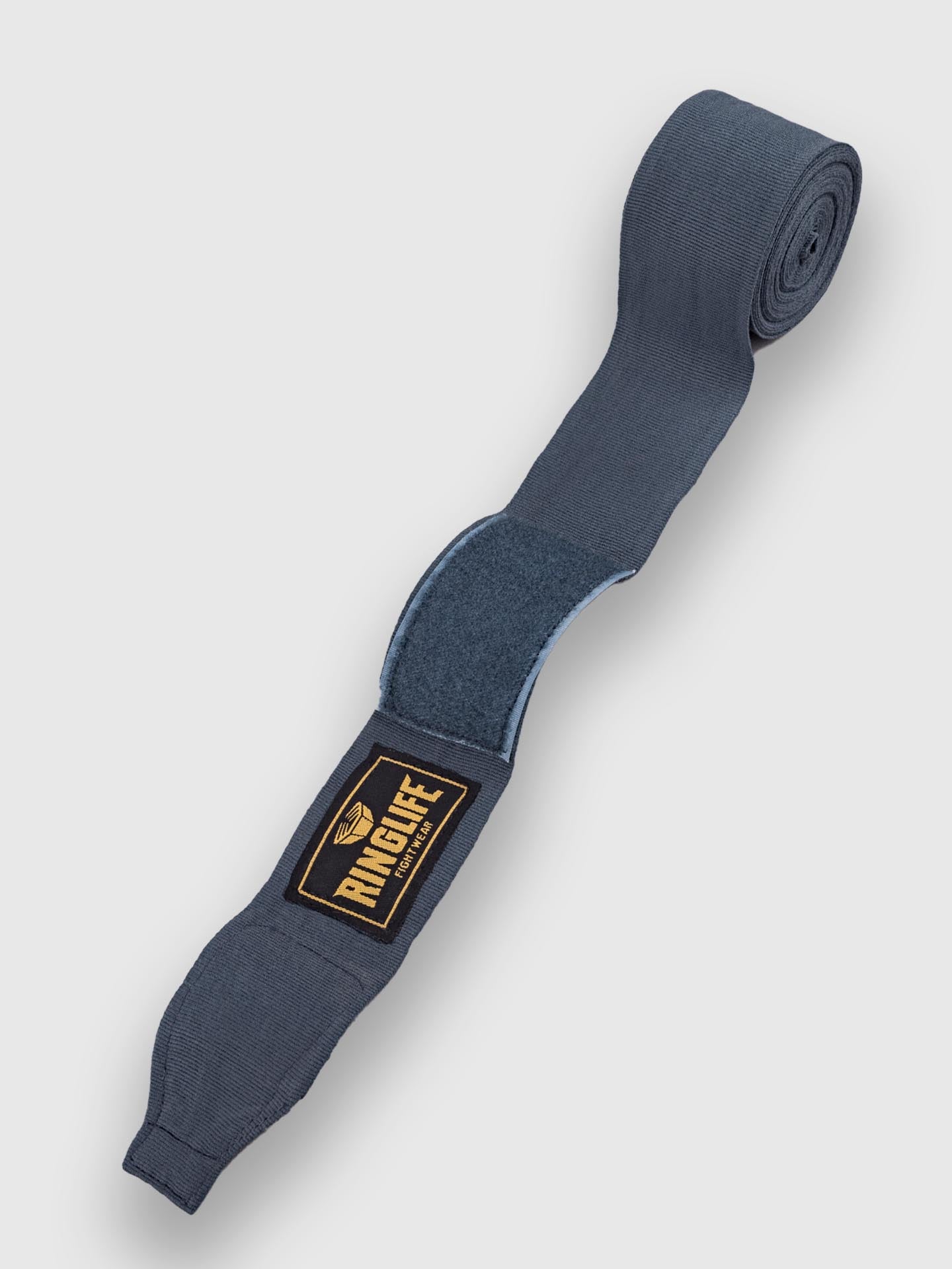 RINGLIFE Boxbandagen, Logo, 4,5 m, grau